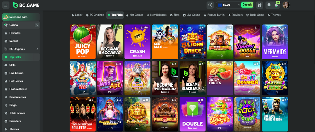 BC.Game Online Platform Overview